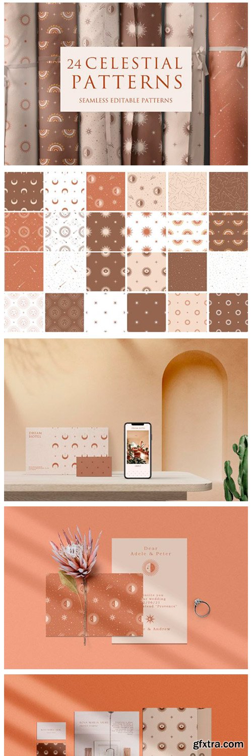 Celestial Magic Seamless Patterns 4283546