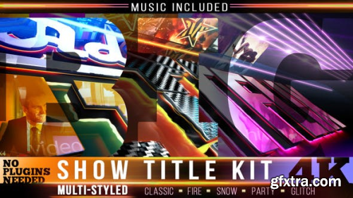 Videohive Show Logo Intro Kit 24432116 Videohive Show Logo Intro Kit 24432116