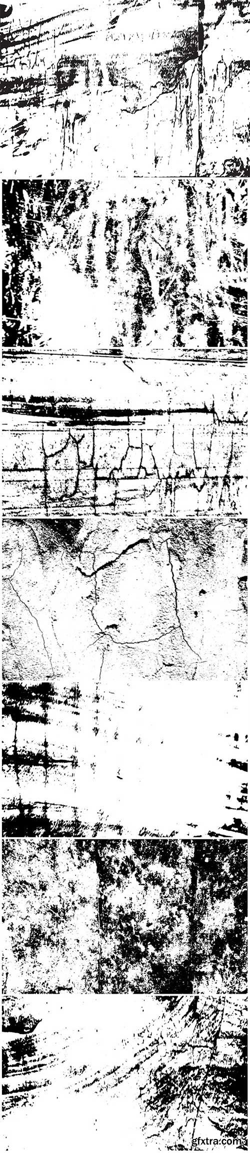 Black and white grunge, distress overlay texture Black and white grunge, distress overlay texture