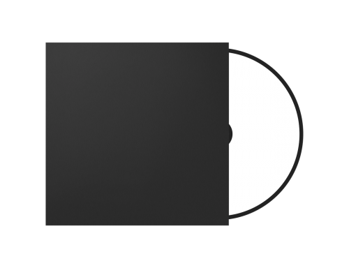 Black CD packaging template transparent png - 2026275