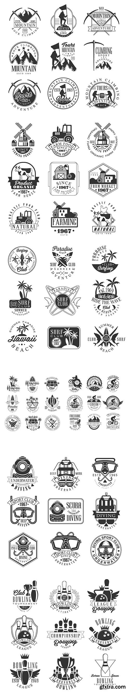 Summer Sign and Logo Template Set