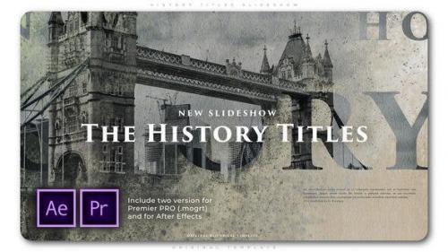 Videohive - History Titles Slideshow
