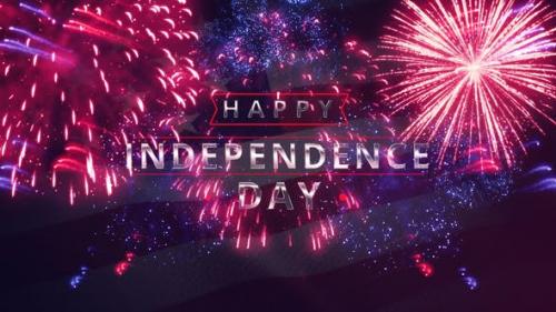 Videohive - July 4th Fireworks Celebration Opener