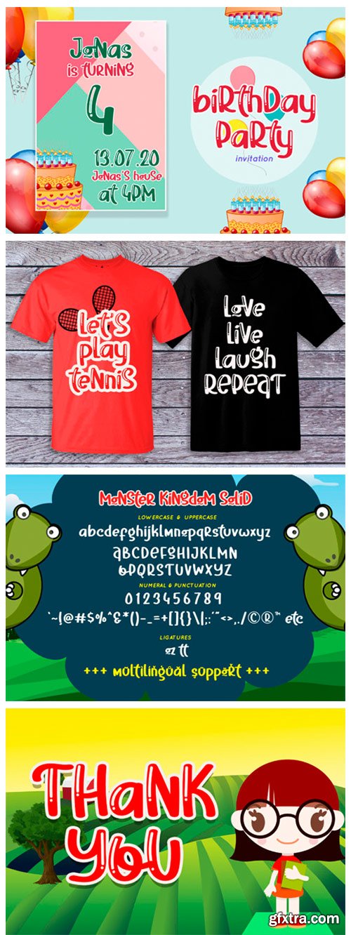 Monster Kingdom Font Monster Kingdom Font