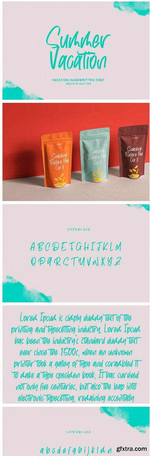 Summer Vacation Font Summer Vacation Font