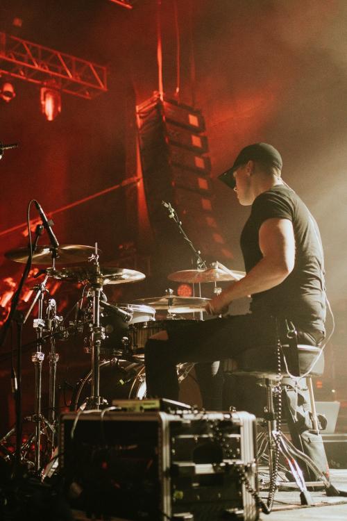 Drummer in a rock concert - 2273442