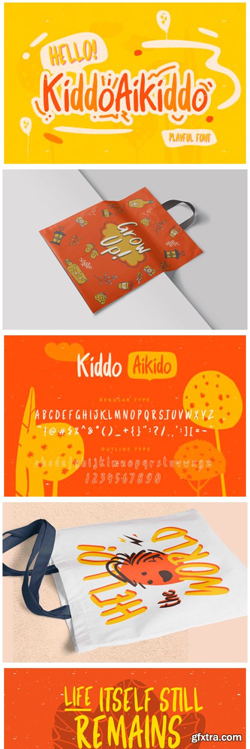 Kiddo Aikiddo Font Kiddo Aikiddo Font