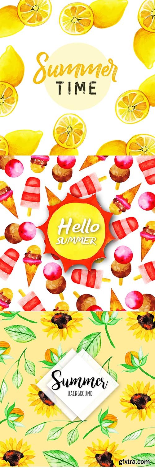 Hello Summer Creative Background Design