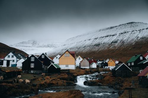 Nordic houses in Eysturoy, Faroe Islands, Denmark - 2208544