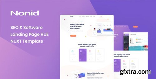 ThemeForest - Nonid v1.0 - Vue Nuxt SEO and Software Landing Page Template - 26802846