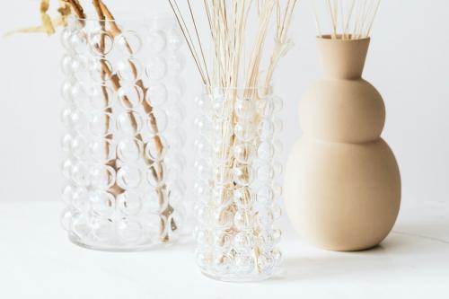 Dried Bunny Tail grass in vases - 2255514
