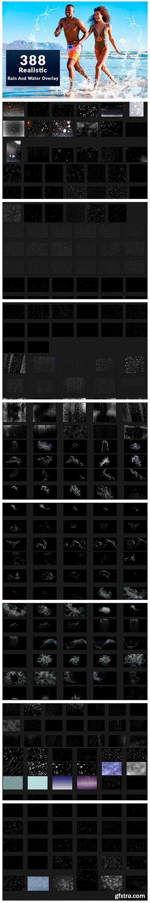 Realistic Rain and Water Splash Overlays 4335126