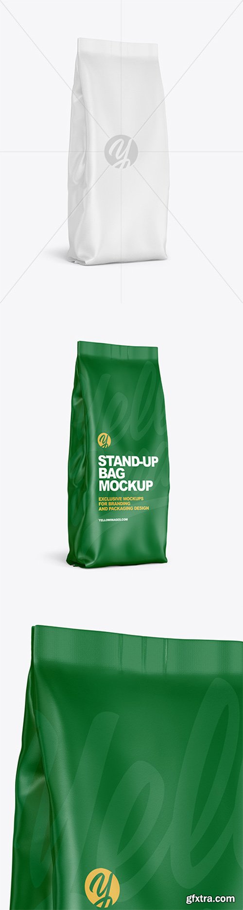 Paper Stand-up Bag Mockup 61650