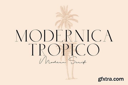 CreativeMarket - Modernica Tropico - Caps Serif Font - 4233962