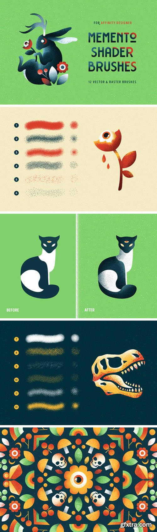 Memento Shader Brushes for Affinity Designer Memento Shader Brushes for Affinity Designer