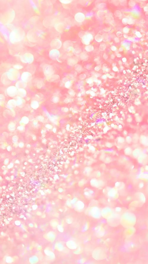Pink sparkles bokeh background mobile phone wallpaper - 2280990