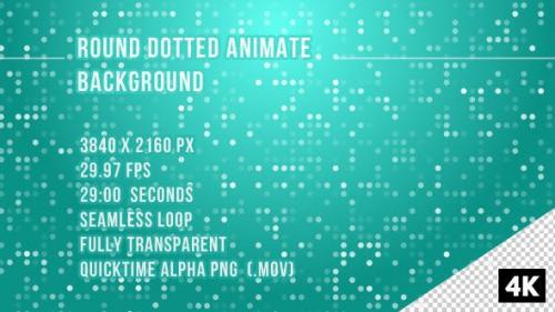 Videohive - Round Dotted Animate overlay Background