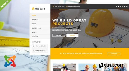 ThemeForest - Flatbuild v2.0 - Construction Joomla Template (Update: 27 March 19) - 12095206