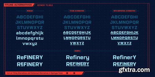 Refinery Font Family