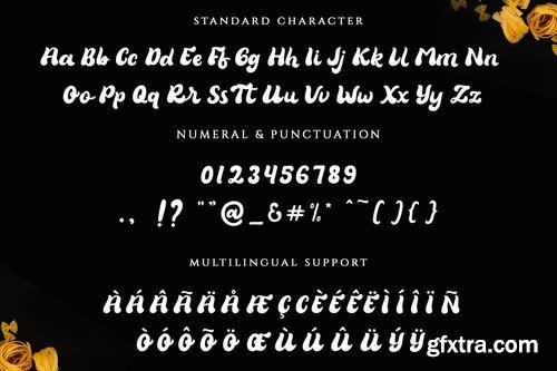 Rösti Creamy - Bold Script Font