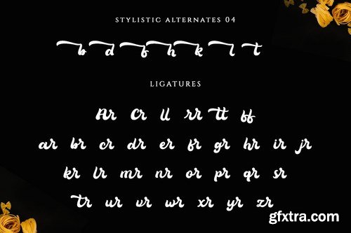 Rösti Creamy - Bold Script Font