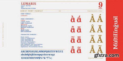 Lunaris Font Family