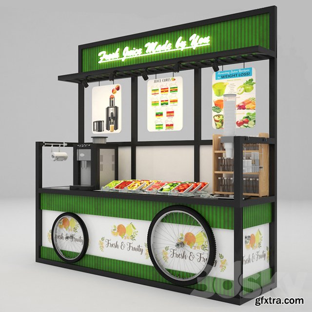 Selfservice fruit juice cart » GFxtra