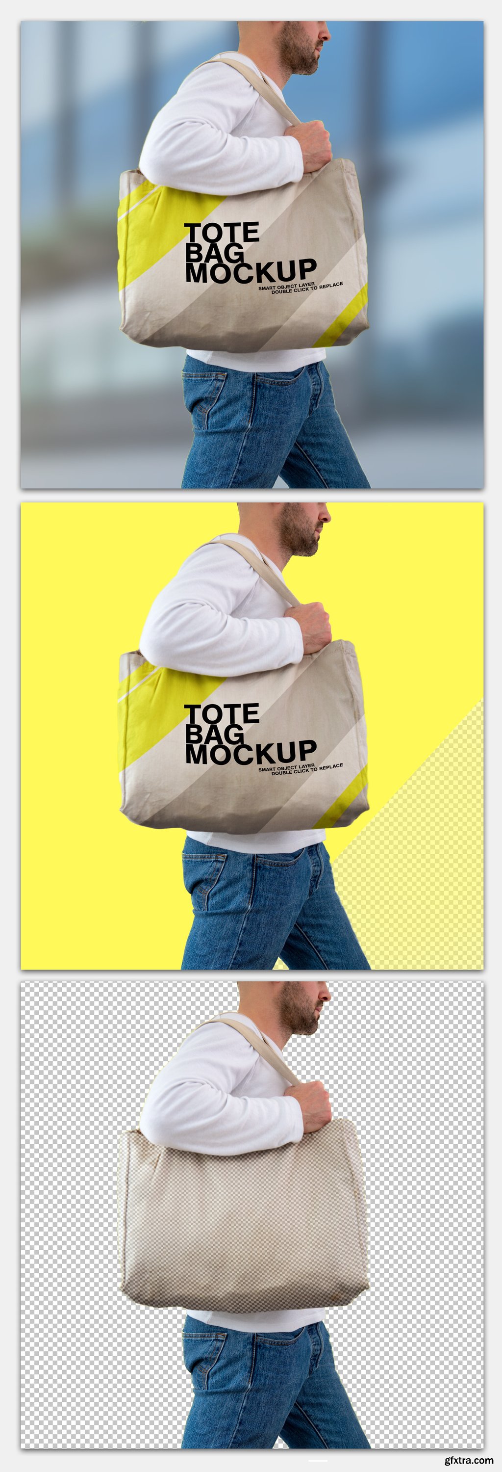 Mockup of Person Carrying a Tote Bag 358586287 » GFxtra