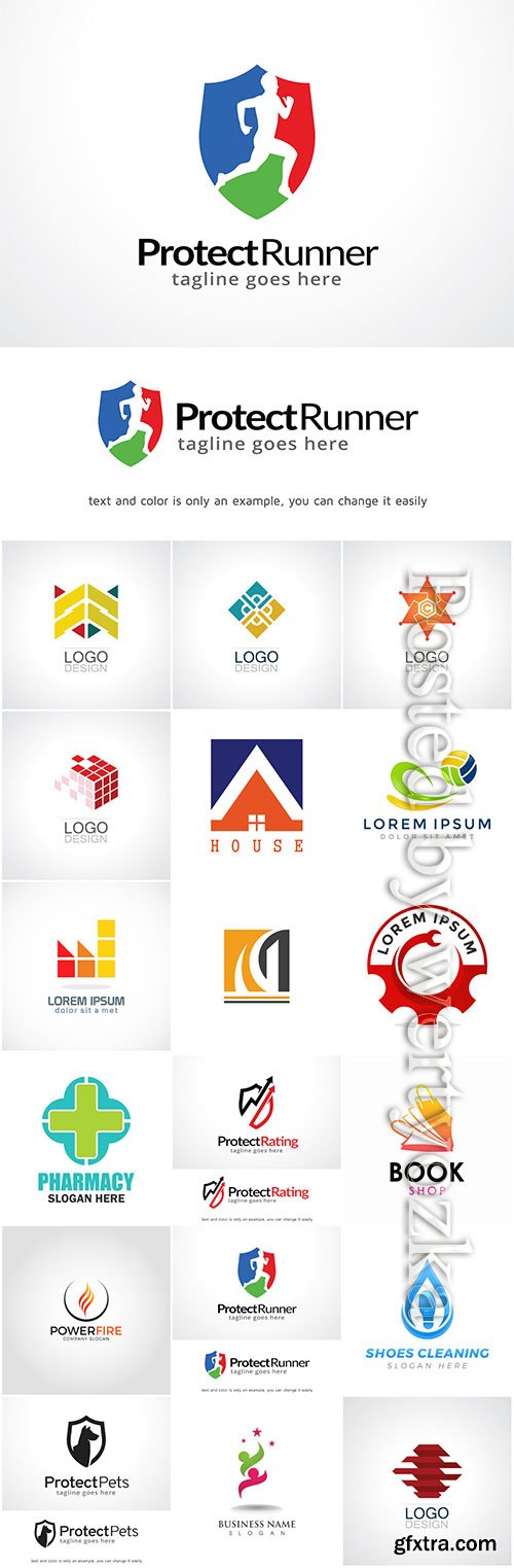 Company business logo in vector