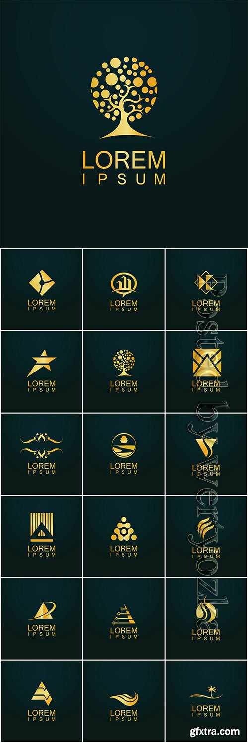 Company Business Logos #2, 18xEPS