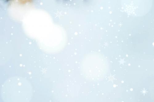 White bokeh pattern on a snowy day vector - 1229772