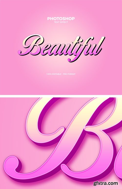 Beautiful Pink Photoshop Text Effect Beautiful Pink Photoshop Text Effect