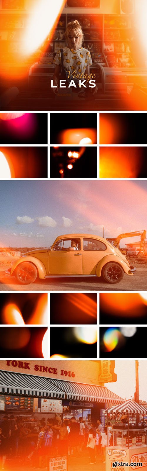 Sunny Leaks - Vintage Photoshop Overlays Sunny Leaks - Vintage Photoshop Overlays