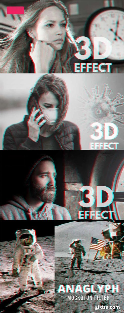 Anaglyph Photoshop Action - 3D Effect Anaglyph Photoshop Action - 3D Effect
