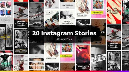 Videohive - 20 Instagram Grunge Stories