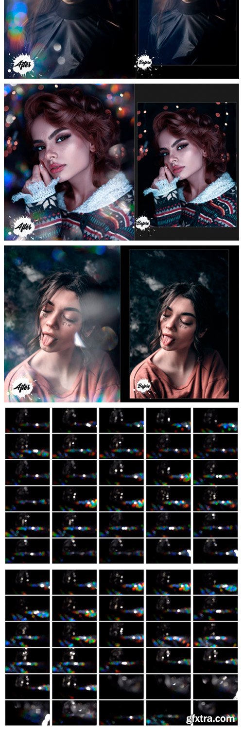 60 Dreamy Light Leak Rainbow Bokeh 4468503