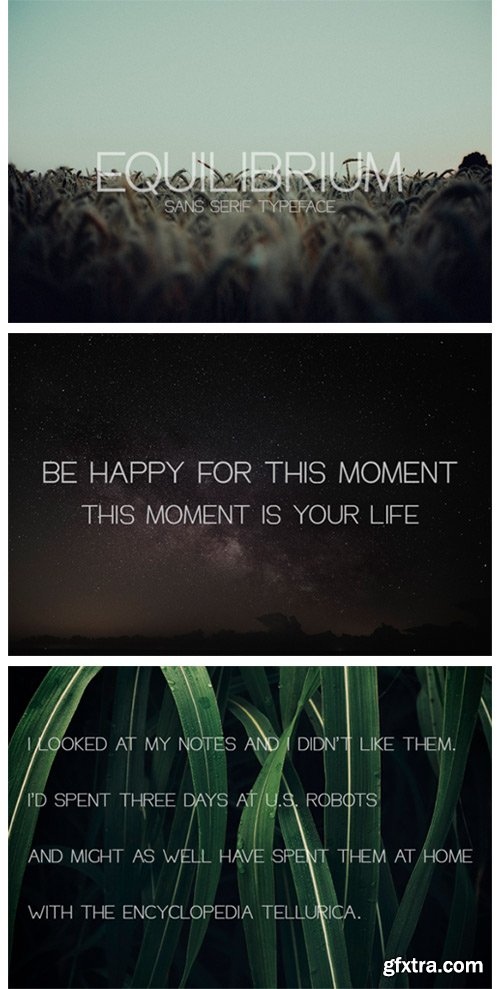 Equilibrium Font