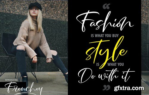 Frenchoy Handwriting Script Font