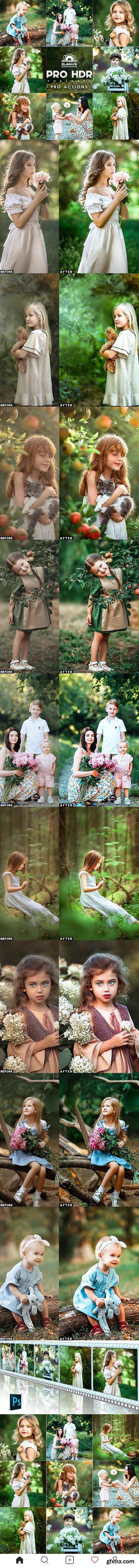 GraphicRiver - PRO HDR Portrait Photoshop Actions 27184929