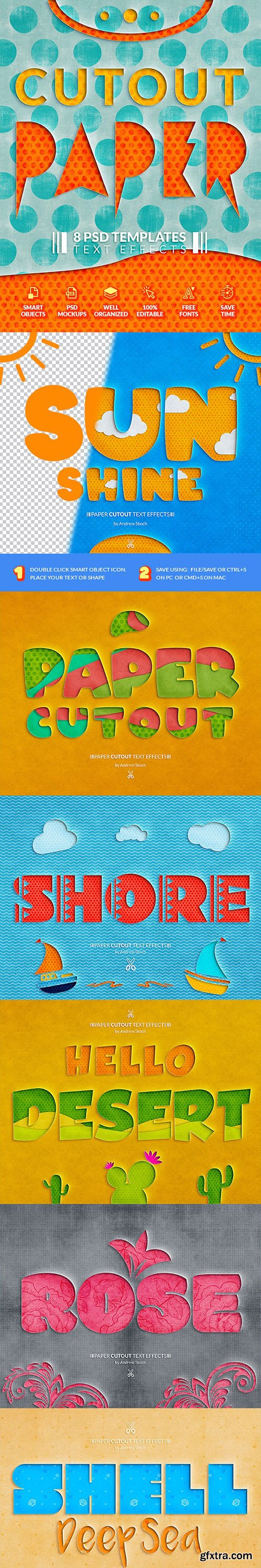 GraphicRiver - Paper Cutout Text Effects 27129193