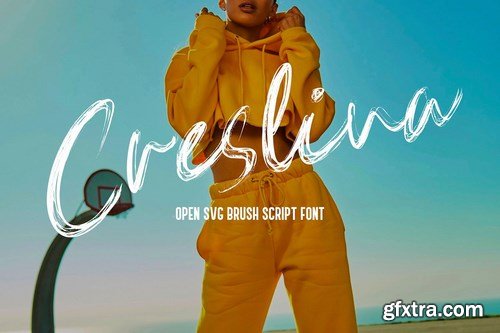 CM - Creslina - SVG Brush Script Font 5122329