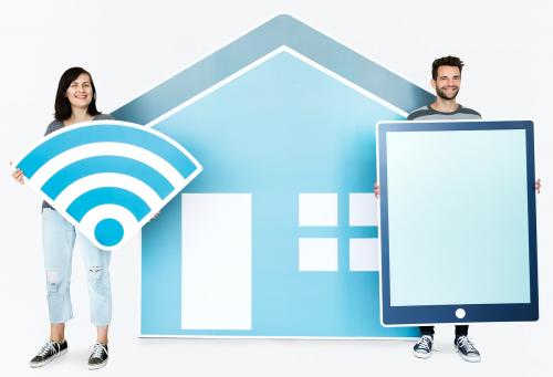 Home wireless internet concept shoot - 451263