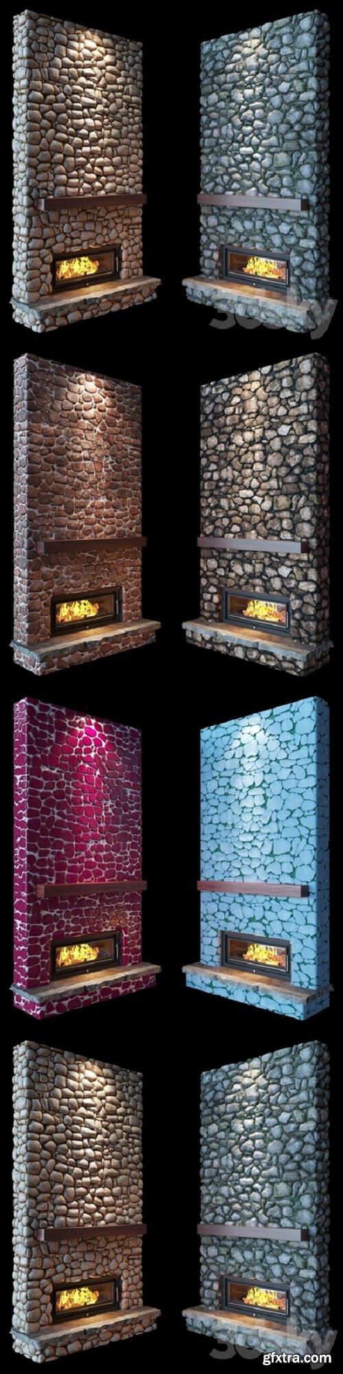 Fireplace (stone)