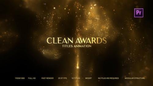 Videohive - Golden Particles Award Titles &ndash; Mogrt