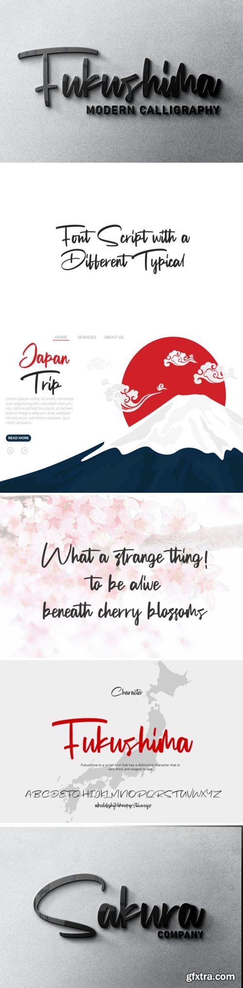Fukushima Font