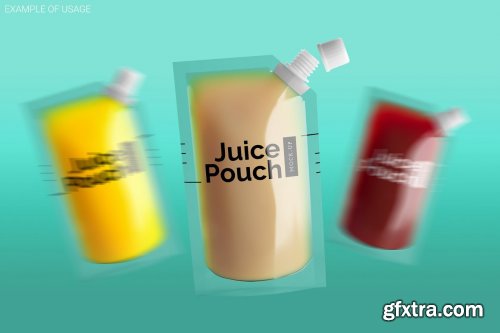 CreativeMarket - Juice Doypack Pouch Mockup 4880165