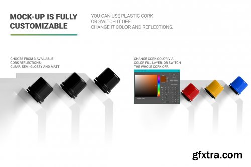 CreativeMarket - Juice Doypack Pouch Mockup 4880165