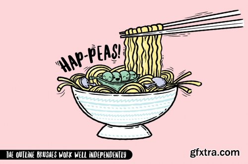 CreativeMarket - The Illustrator Ink Well | Brushes 3099635