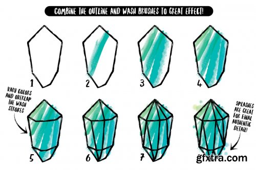 CreativeMarket - The Illustrator Ink Well | Brushes 3099635