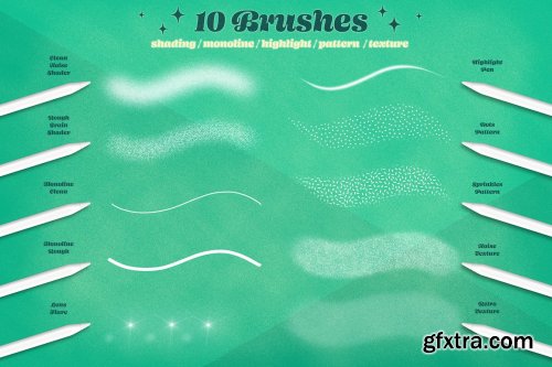 CreativeMarket - 3D Letters Toolkit for Procreate 4904895